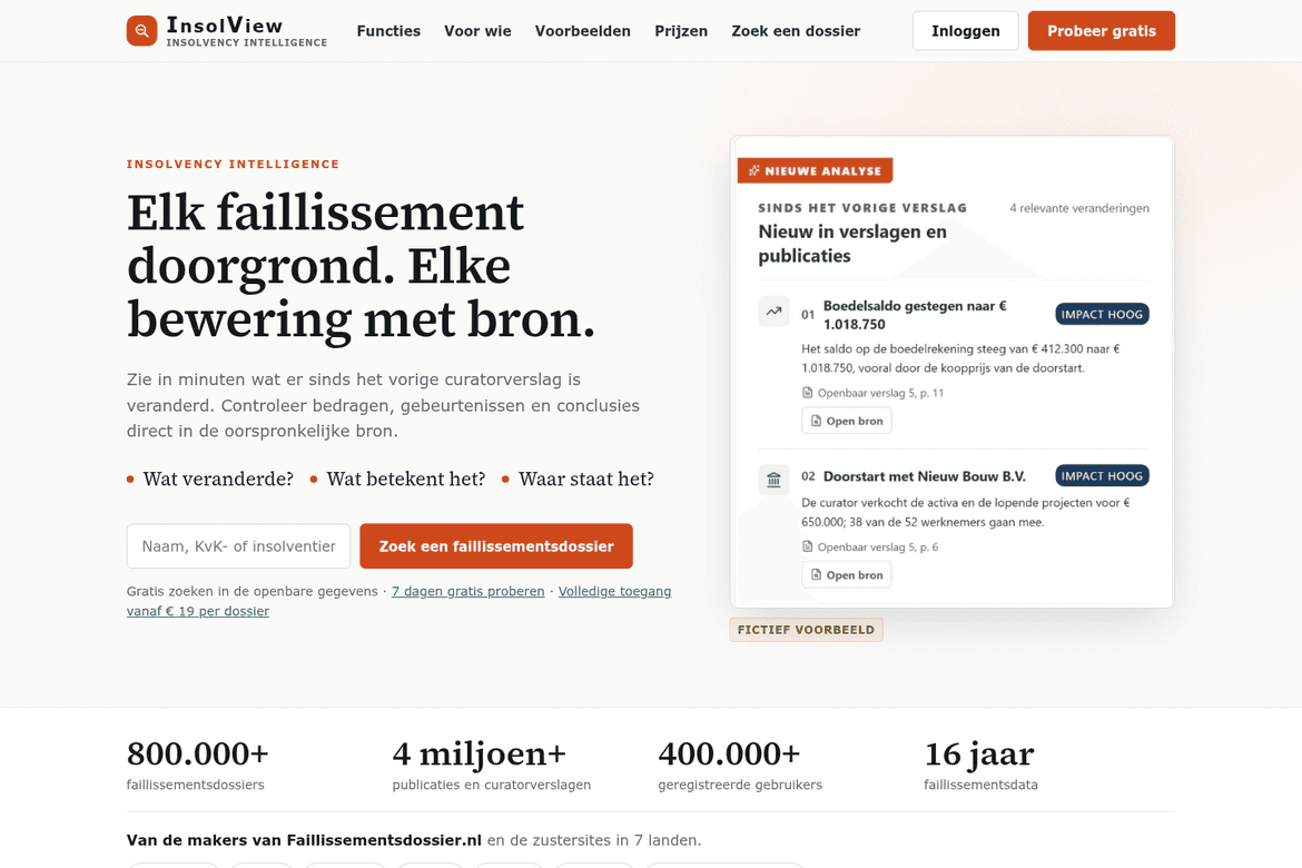Screenshot van InsolView